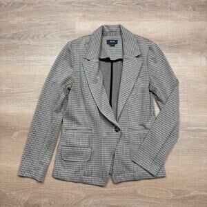 Anthropolgie Maeve‎ Plaid Blazer Women’s Small Color Cream